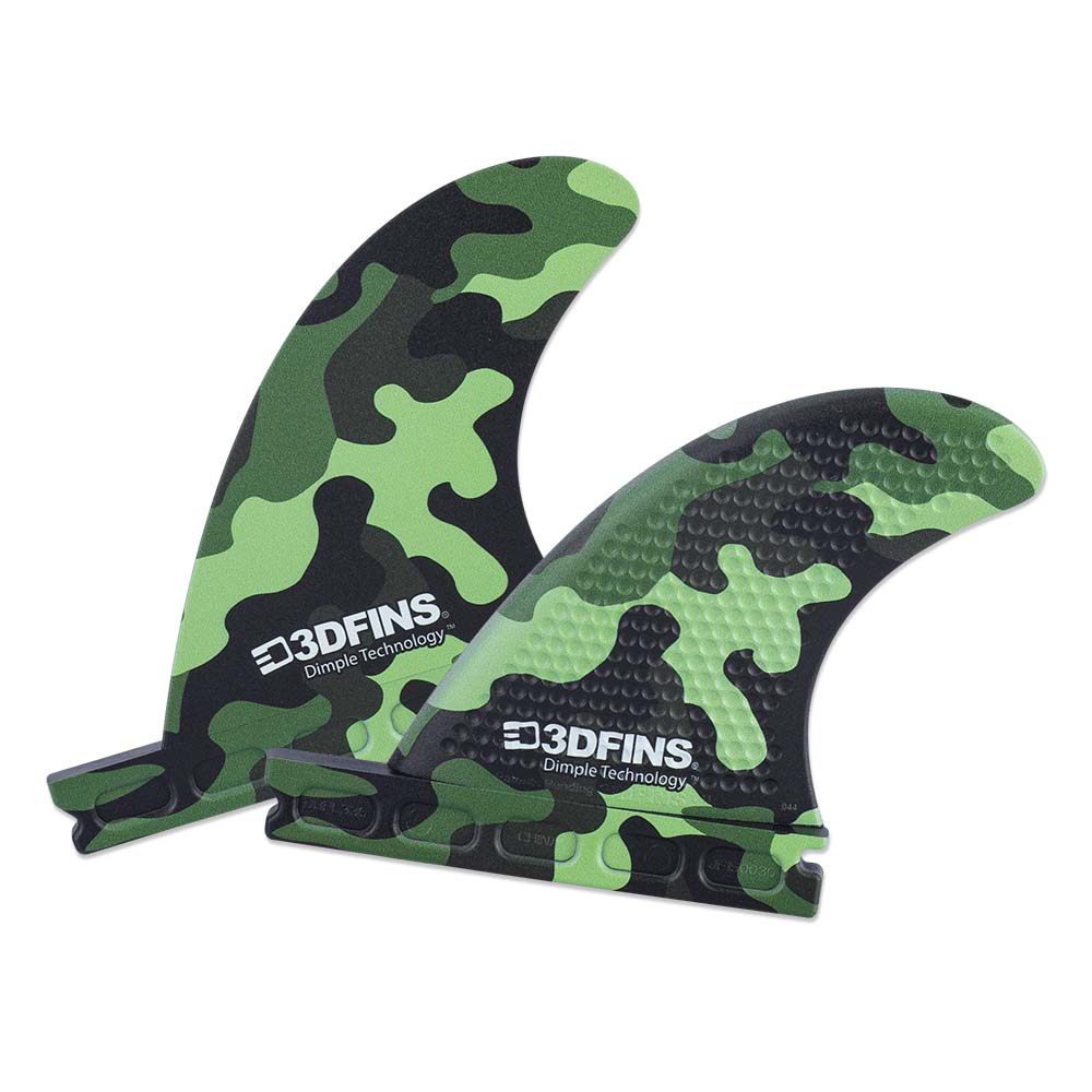 Rip Spit Twin Set - Small - Futures - Green Camo (3.6 Inches)