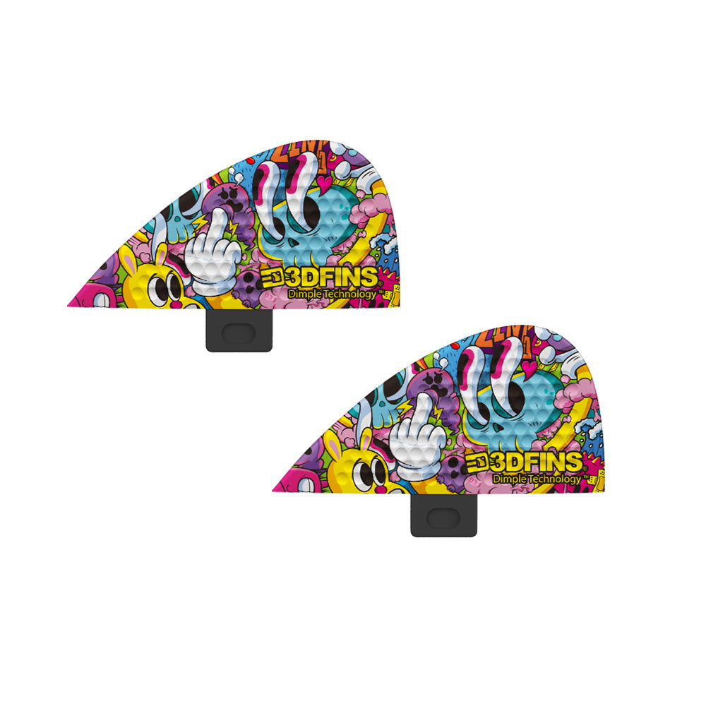 Dimpster Stabilizer Twin Set - Large - FCS1 - Wild Grom (2 Inches)